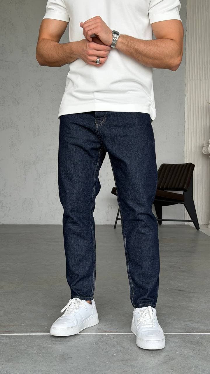 WE11 Raw Dark Indigo Pants